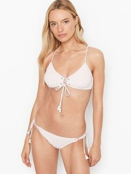 Купальник Victoria's Secret Smocked зі шнуровкою, M+S