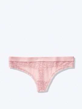 Трусики Victoria's Secret Pink стрінги мереживні, M